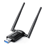 EAZY2HD Broadband wireless equipment - USB WiFi Adapter for Desktop Broadband wireless equipment PC - 1800Mbps 5.8G/2.4G Wi-Fi 6 USB 3.0 Wireless Adapter